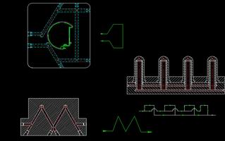 injection mold Standard water line